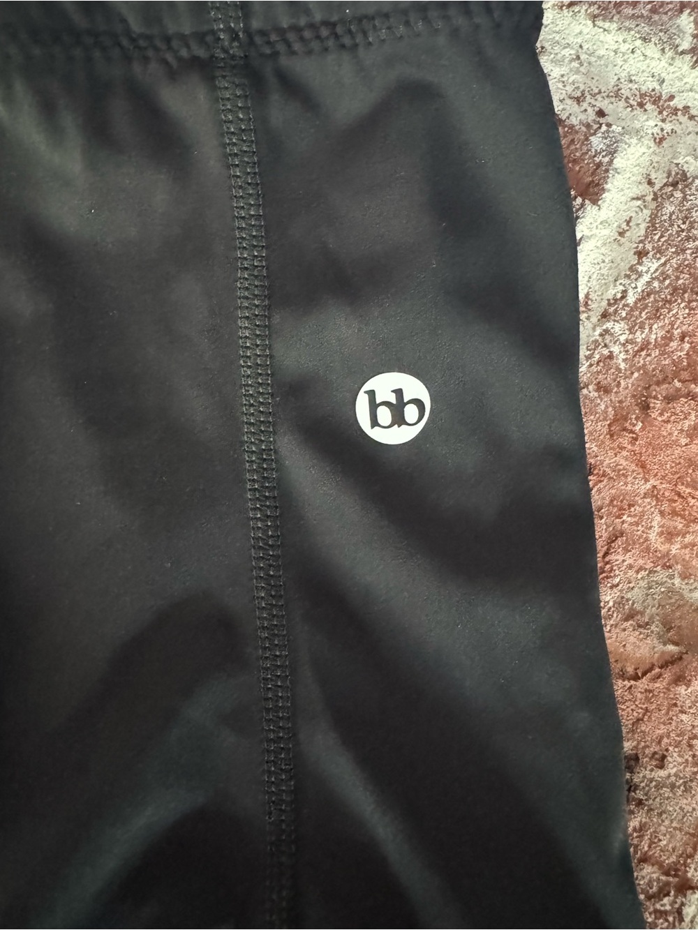 bb Logo Black Athletic Leggings